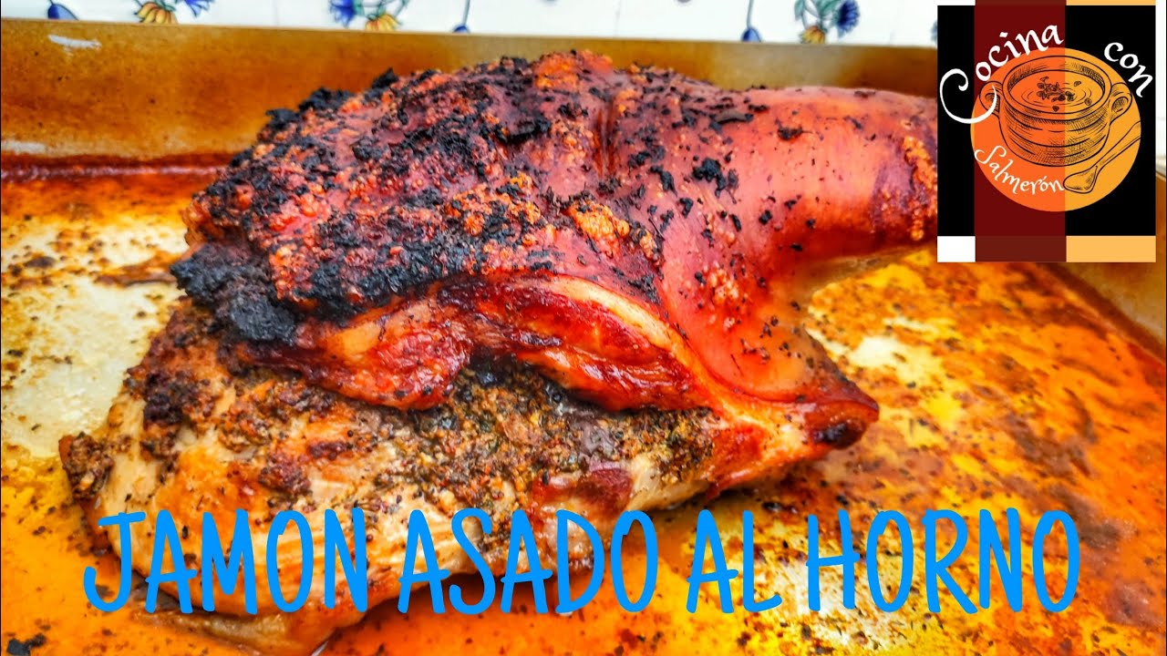 Jamón asado al horno