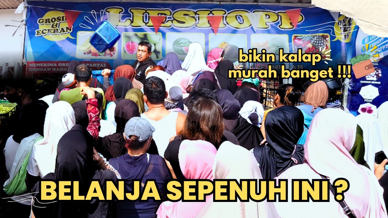 BELANJA APA SIH KAYA ANTRI SEMBAKO⁉️PROMO LIESHOPP EMANG GAK MAIN MAIN🔥