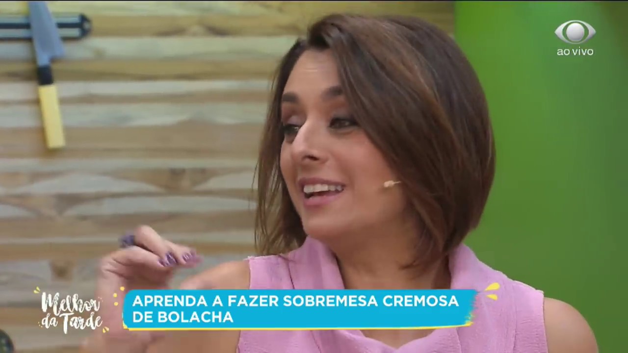Flora ensina a fazer sobremesa cremosa de bolacha