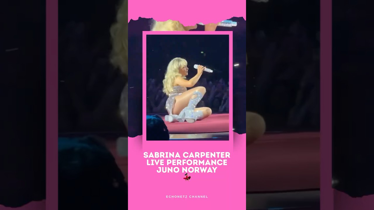 Juno pose norway 🫣 #sabrinacarpenter #juno #live #concert #shorts #youtubeshorts #viral #oslo