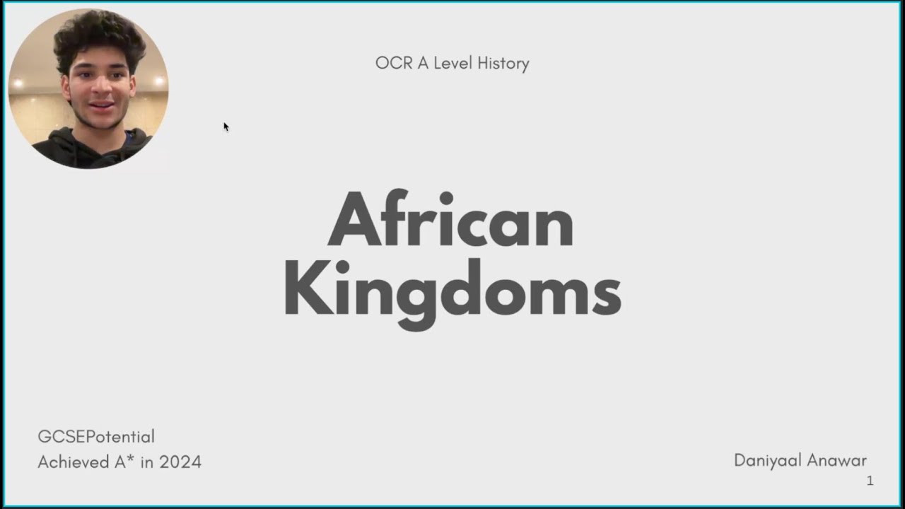 EVERYTHING for an A* in African Kingdoms | OCR A Level History