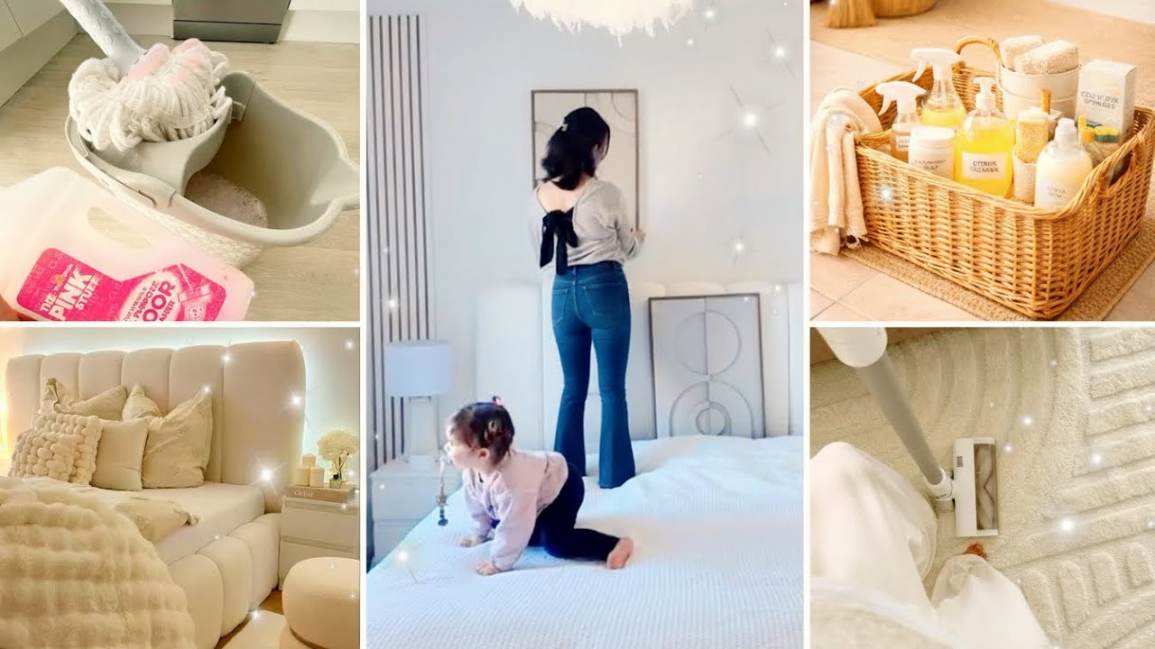 NETTOYAGE DE PRINTEMPS & NOUVELLE DÉCORATION || NETTOIE & DÉCORE AVEC MOI ✨