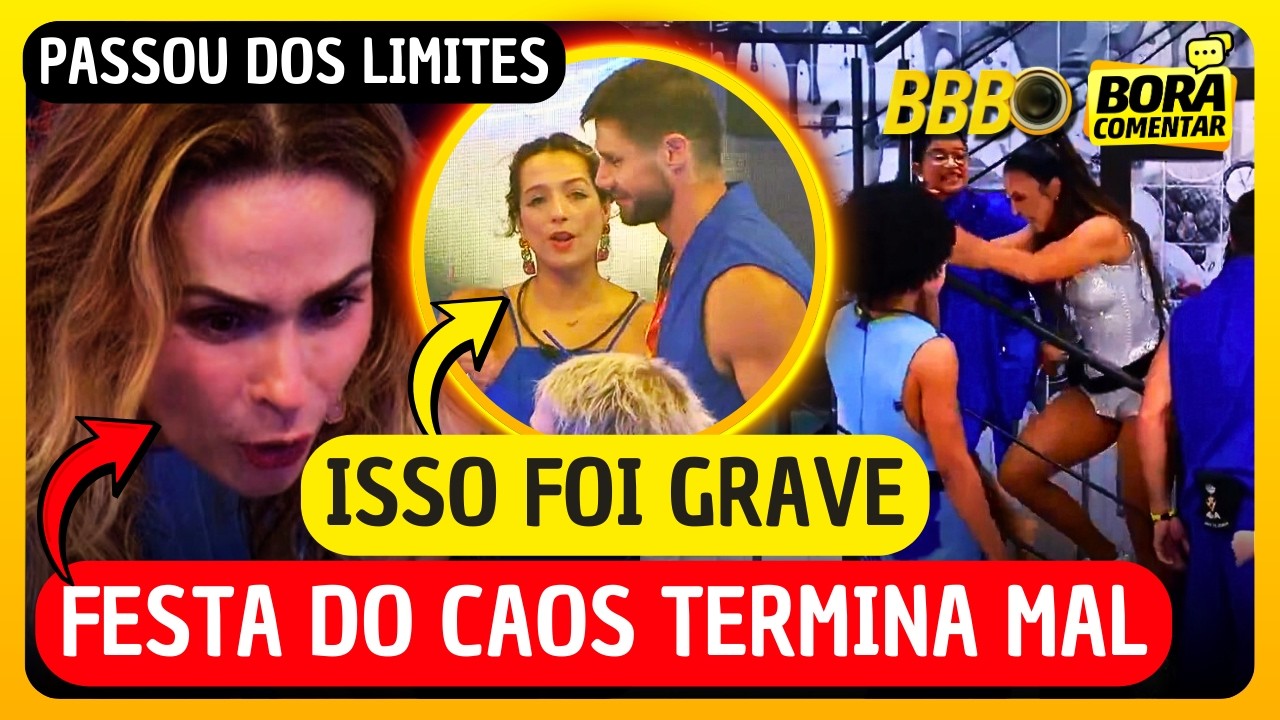 🚨😱BBB26: FESTA CAÓTICA! Ana Paula é TRAÍDA da PIOR FORMA!  Jonas e Cowboy CONFRONTAM ela! e+