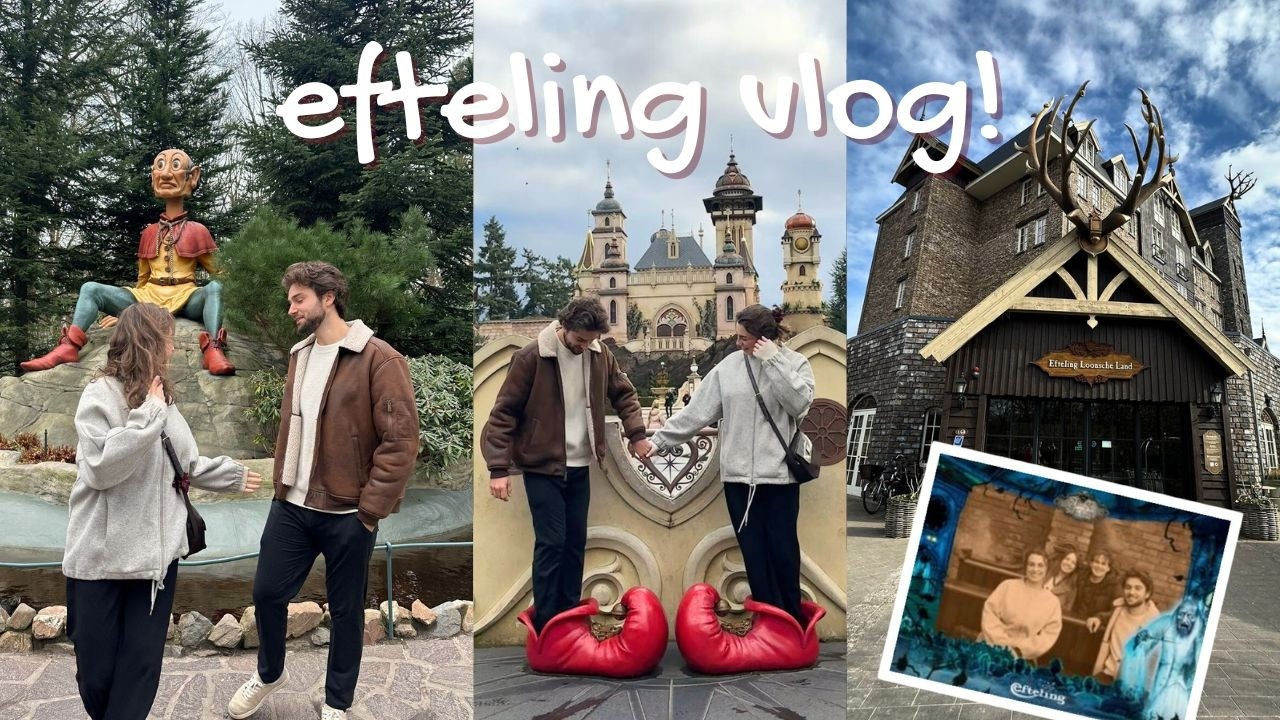 Taking Our Boyfriends to Efteling for the First Time! ✨ Staying at Loonsche Land