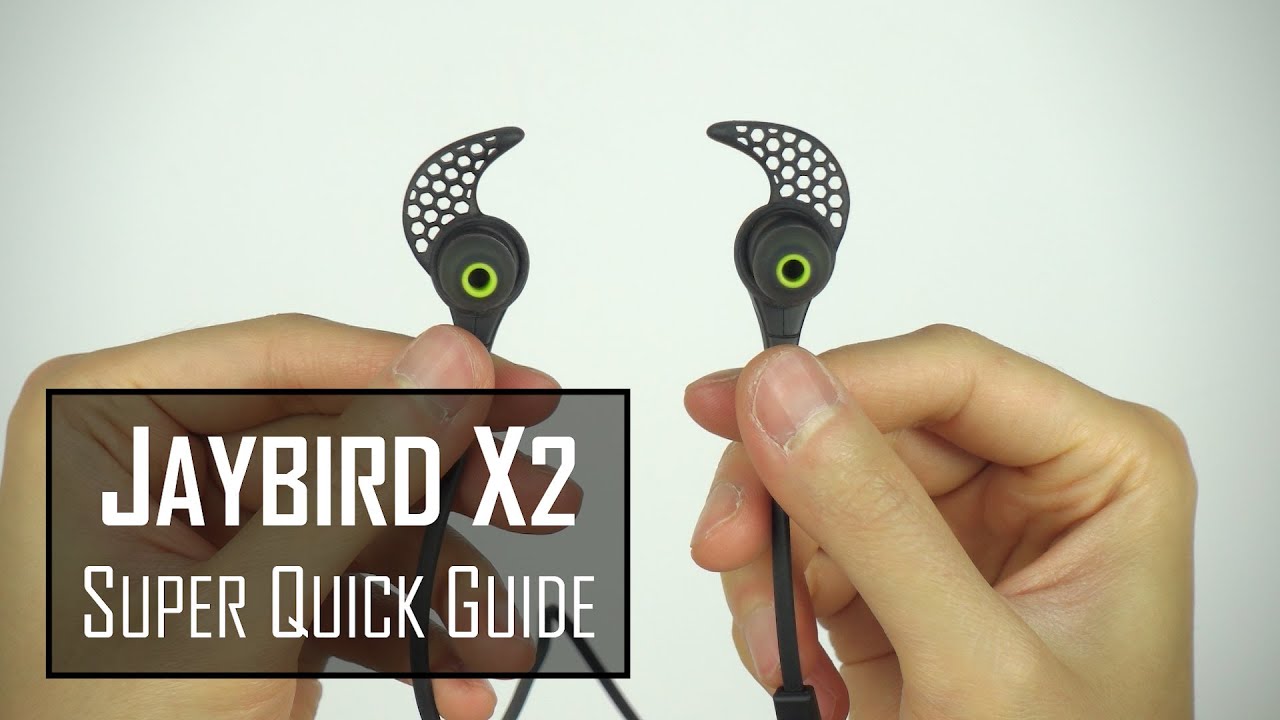 JAYBIRD X2 Super Quick Start Setup Guide