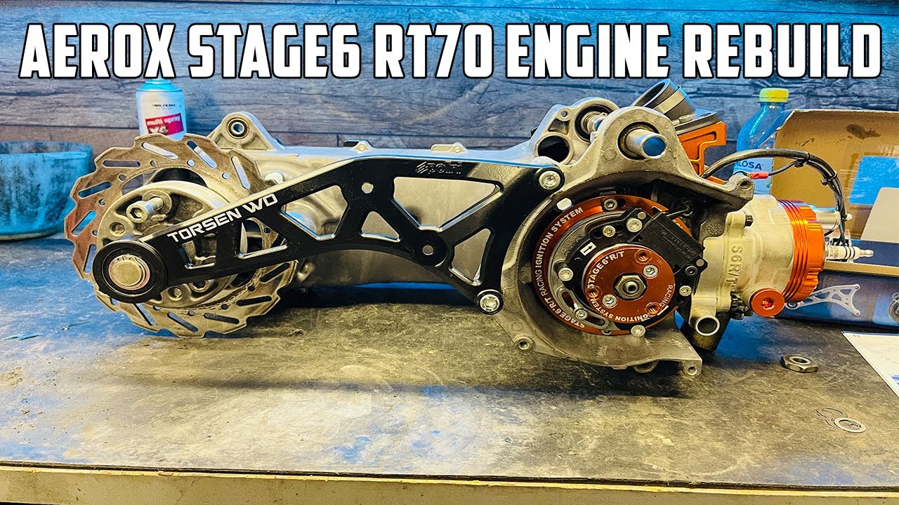 Aerox Stage6 RT70 Engine Rebuild (timelapse)