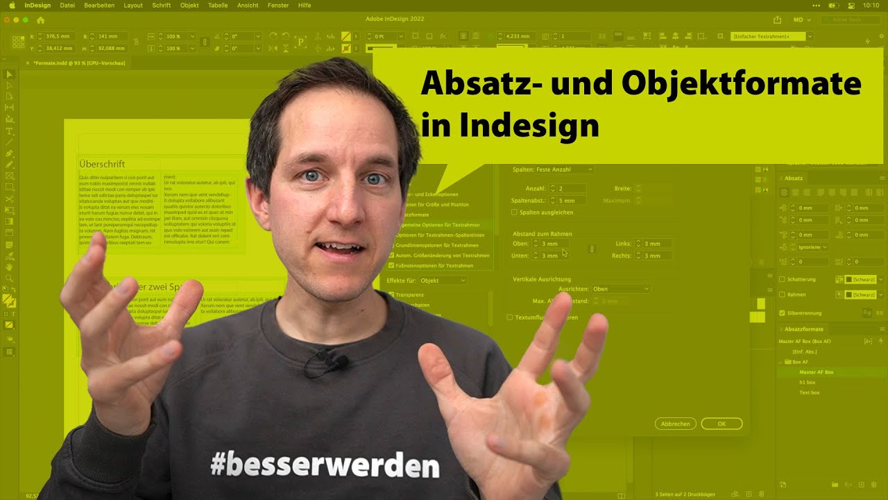 InDesign Box: Absatz- und Objektformate klug verwenden
