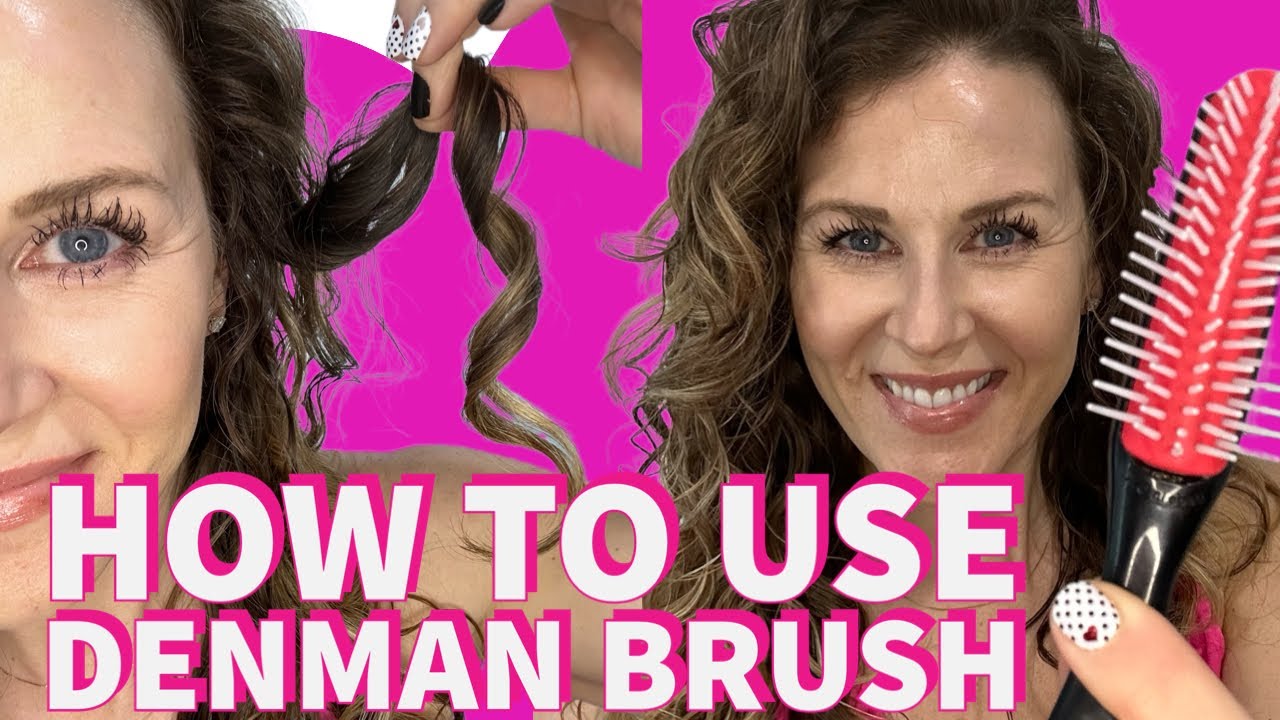 HOW TO USE THE DENMAN BRUSH - Enhance Curls and Waves