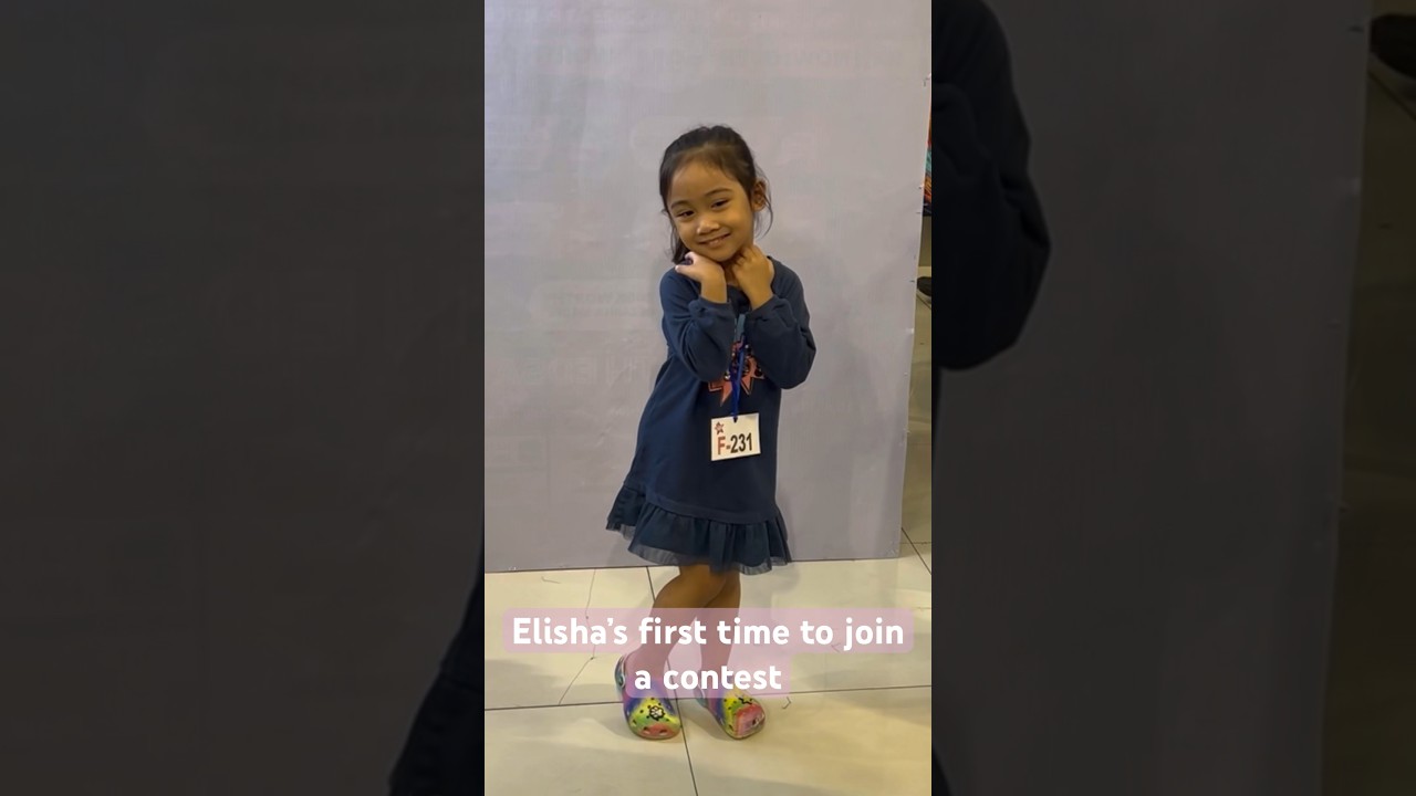 Parang model lang si Elisha ❤️🥰😍😘 #smlittlestars2023 #funwithree