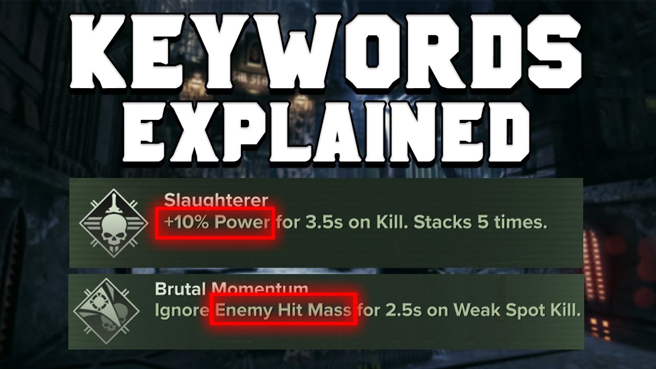 Impact & Power - All Blessings Keywords Explained in Darktide