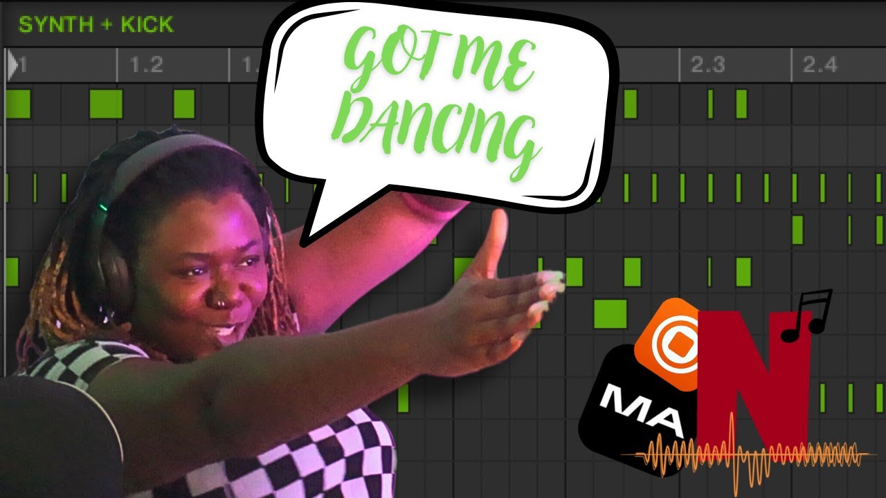 FEMALE PRODUCER MAKES A CHILL DANCEY BEAT IN MASCHINE | NKEMTHEARTIST