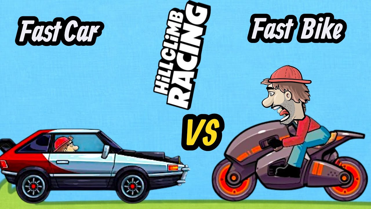 Fast Car VS Fast Bike.Which One is Best ? Hill Climb Racing.@gaming_enemy