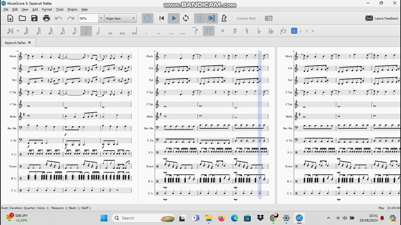 separuh nafas (Dewa 19) - Drumband Arrangement (cover)