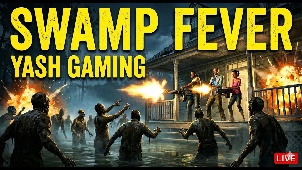 ATTACK OF THE MUD MEN! 🐊💀 L4D2 Swamp Fever Campaign #nocommentary #left4dead2