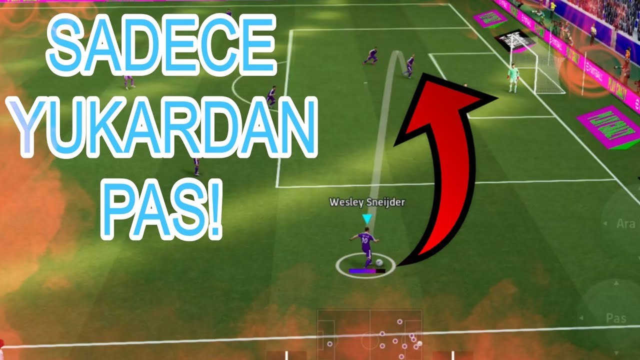 Sadece Yukardan pas atarak maçları kazanmaya çalıştım eFootBall 26 mobile 