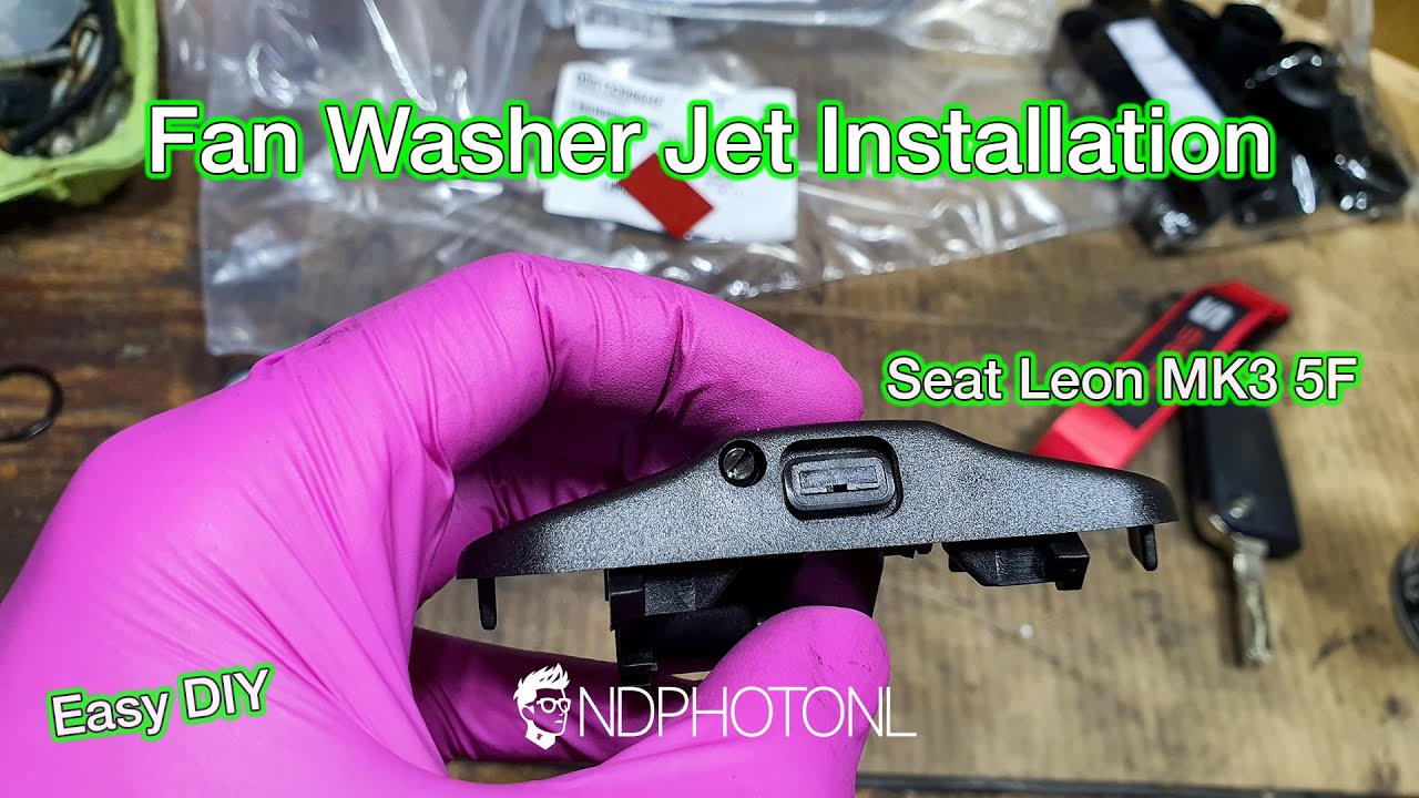 Fix Your Spray! 🔧 Replace Heated Washer Jet on SEAT Leon Mk3 (Works for Golf Mk7, A3 8V & More!)