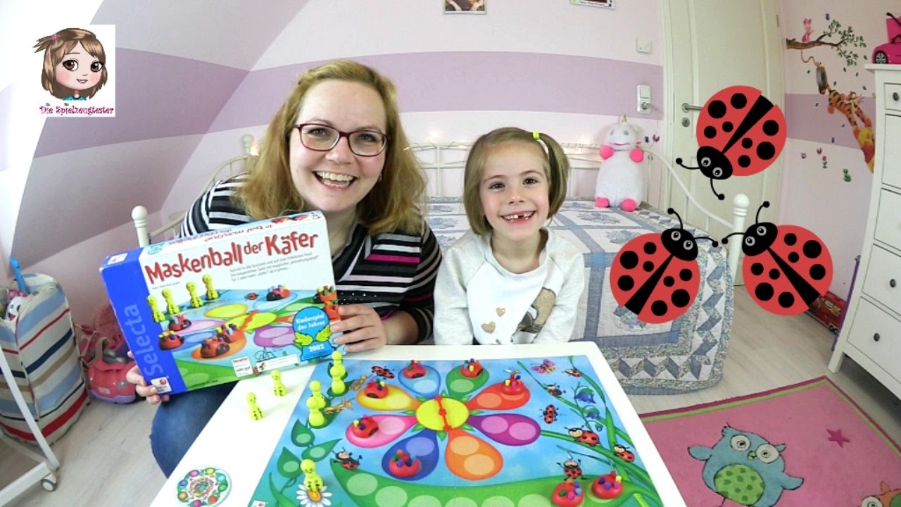 MASKENBALL DER KÄFER 🐞 Ameisen vs. Marienkäfer 🐞 Kinderspiel des Jahres | Selecta Pegasus Spiele