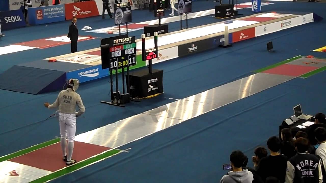 15.03.29 T64 OH Sanguk(KOR) vs WON Woo Young(KOR) - 2015 Seoul Fencing WS Grand Prix