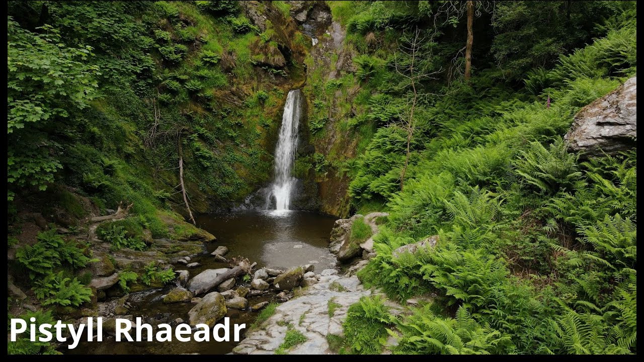 Pistyll Rhaeadr Waterfall 2022, drone footage