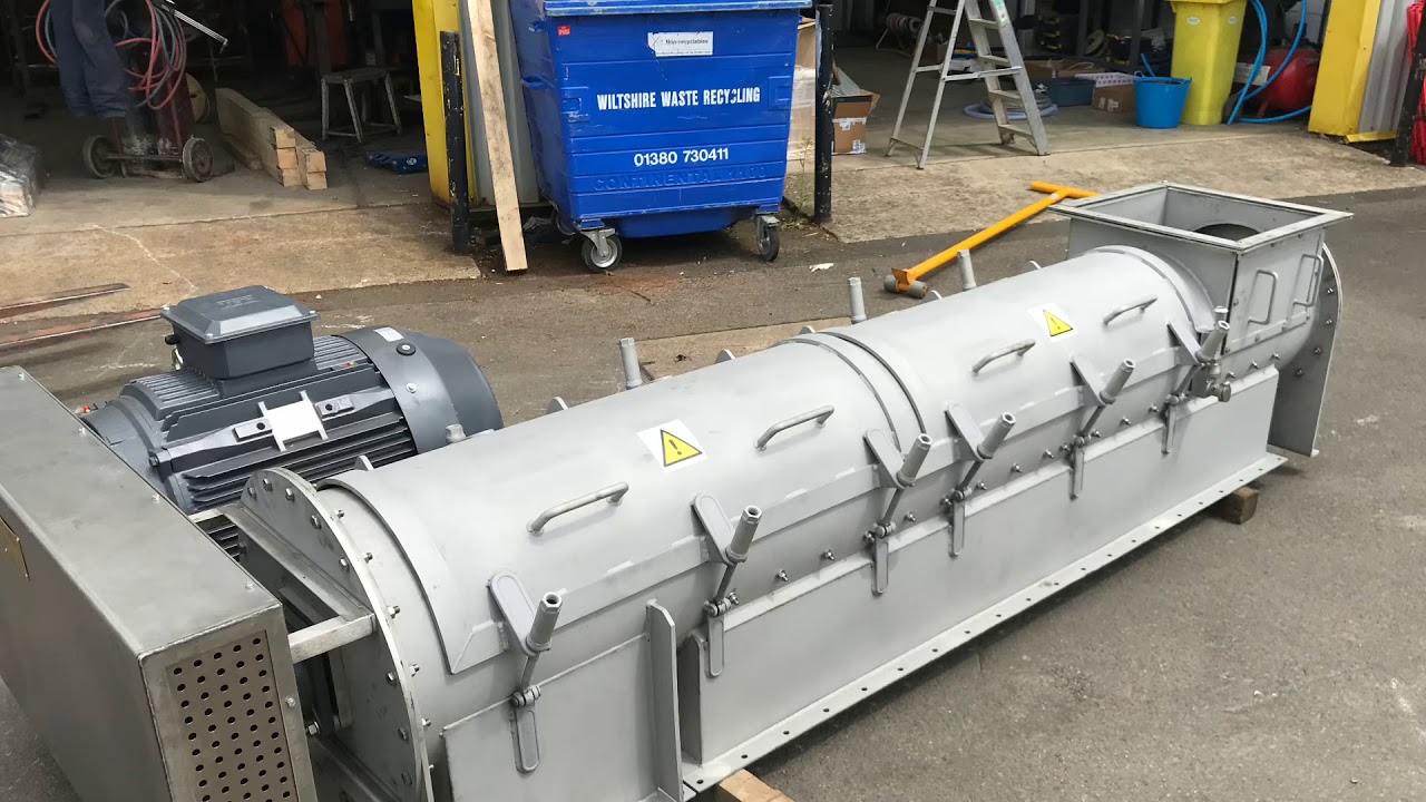 The Dominator depackaging machine