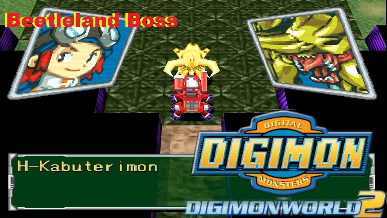 Digimon World 2 Alternative Beetleland Boss H-Kabuterimon