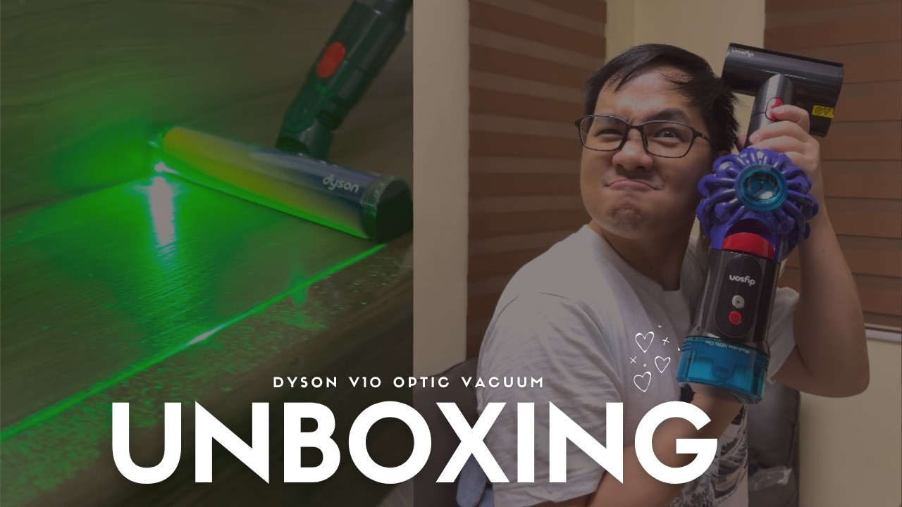 Unboxing | Dyson V10 Optic | First Look, Attachments & Suction Test 📦✨