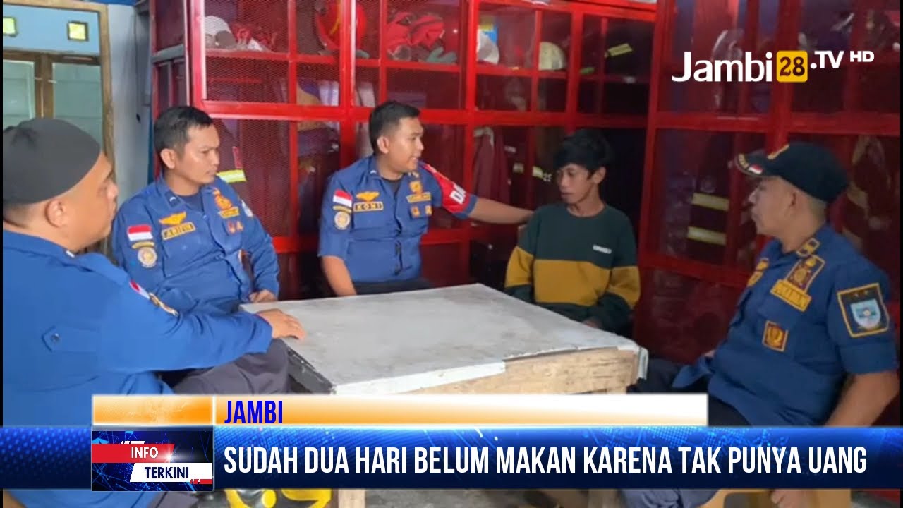 Hidup Sebatang Kara Dan Belum Makan Dua Hari, Pemuda Minta Tolong ke Damkar