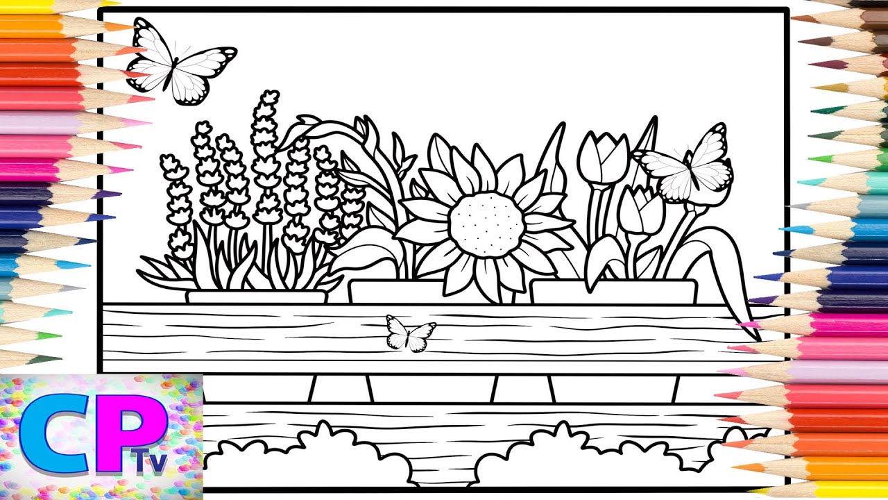 Flowers in Pots/Home Garden/@coloringpagestv /Elektronomia & RUD - Memory