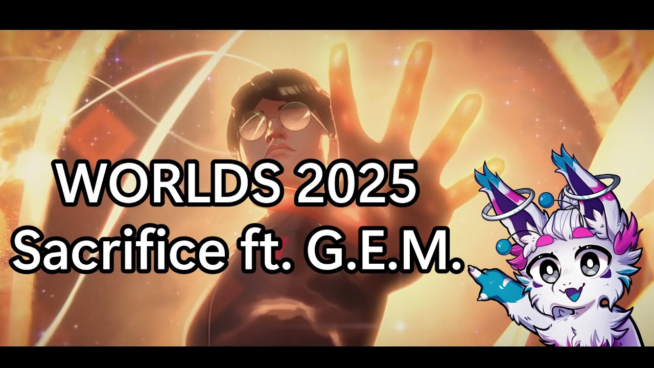 Vtuber reacts to League of Legends Worlds 2025 song! (Sacrifice ft. G.E.M.)