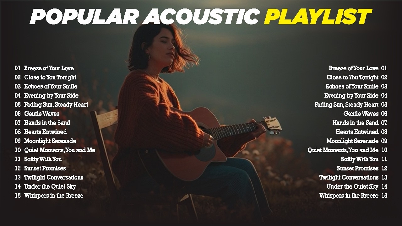 Top Acoustic Playlist 2026🎵| New English Acoustic Love Song | Viral TikTok Mix 2026 ~ Love Songs