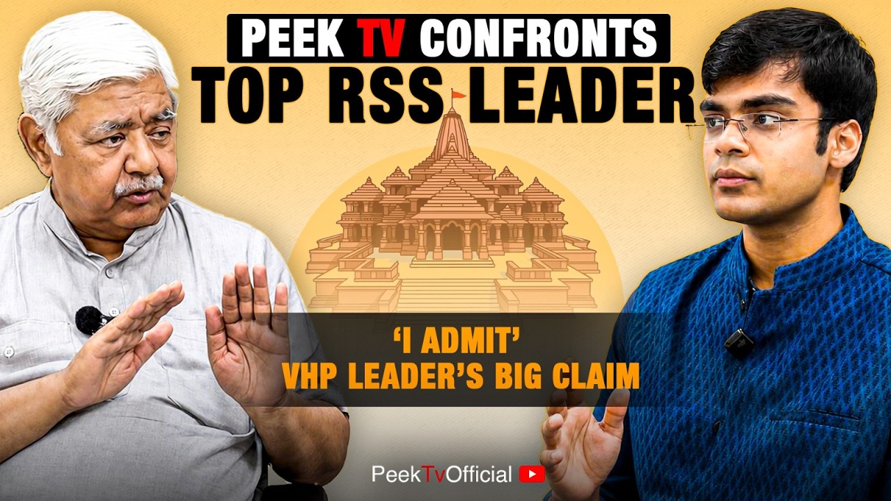 RSS Leader Faces Toughest-Ever Interview On Ram Mandir 'Chori', Hindutva Hate, VHP Violence