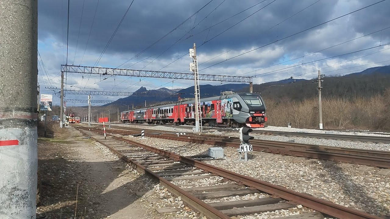 Редкость эп2дм-0281 „диоскурия“ едет в депо приписки на испытания 