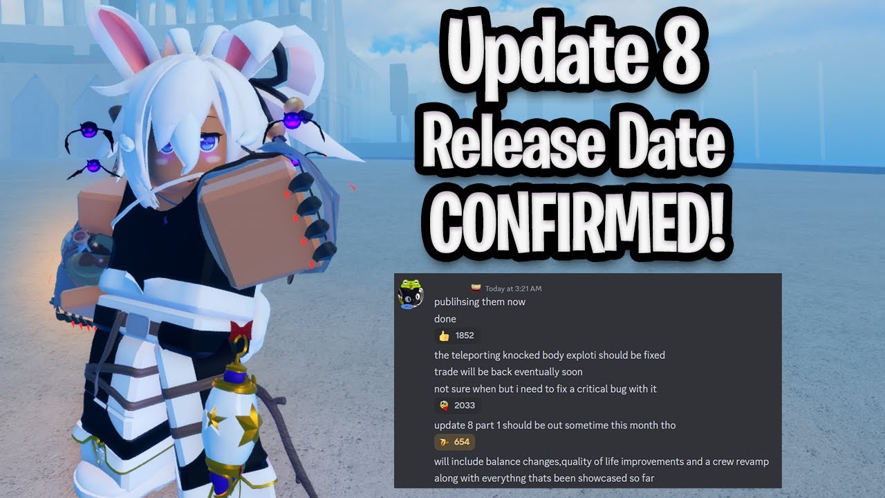 [GPO] Update 8 Release Date CONFIRMED! + Everything Coming
