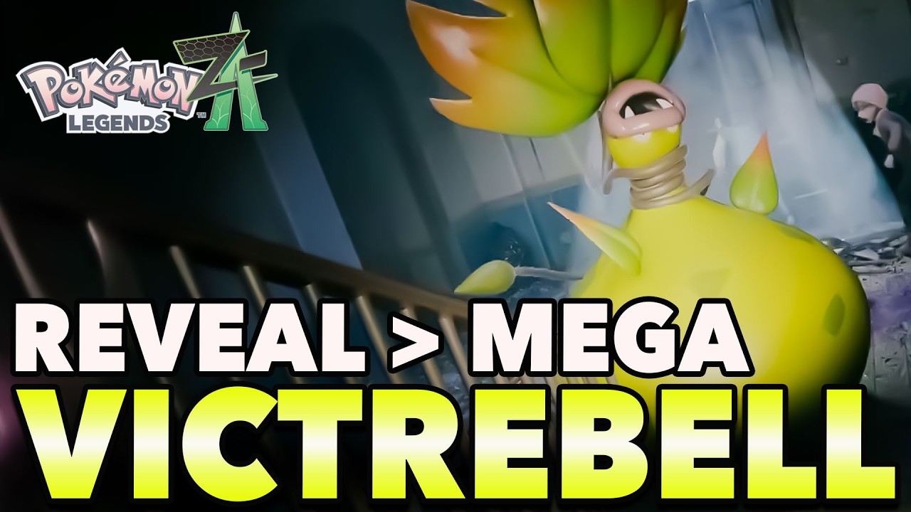 MEGA VICTREEBEL -  NEW Pokemon REVEAL & Reaction in LATEST Z-A Trailer