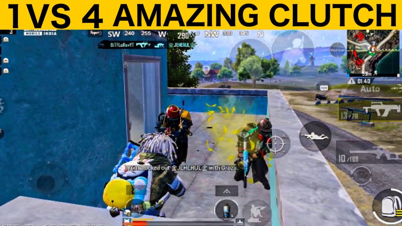 1vs4 Brilliant iQ attitude | pubg mobile funny moments | levinho pubg #Shorts #pubg #levinhopubg