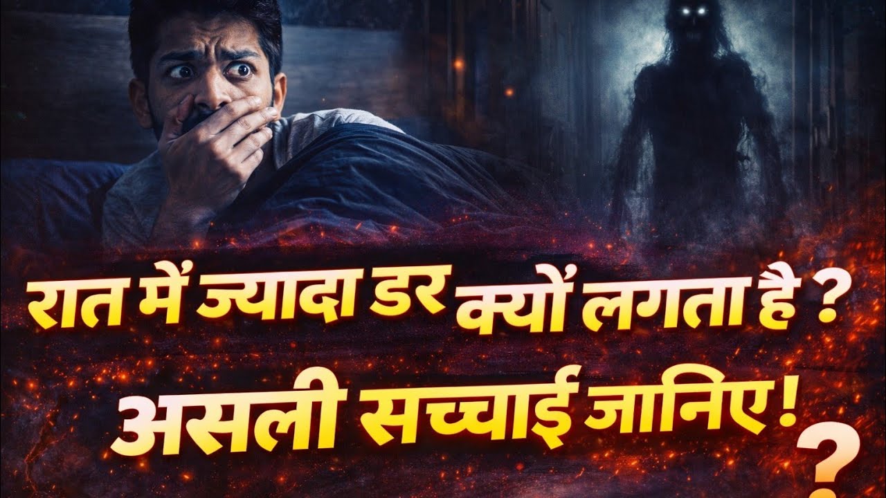 रात में हमें ज्यादा डर क्यों लगता है? इसके पीछे की सच्चाई