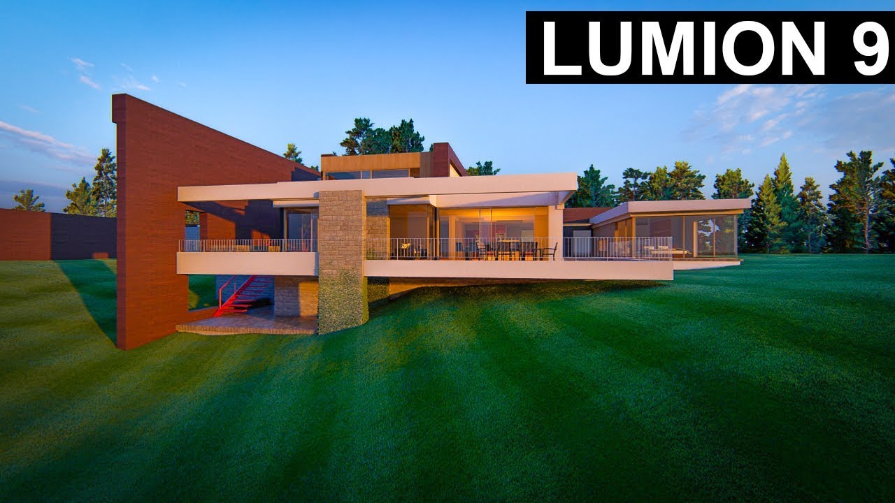 Lumion 9 Pro Exterior Rendering Tutorial