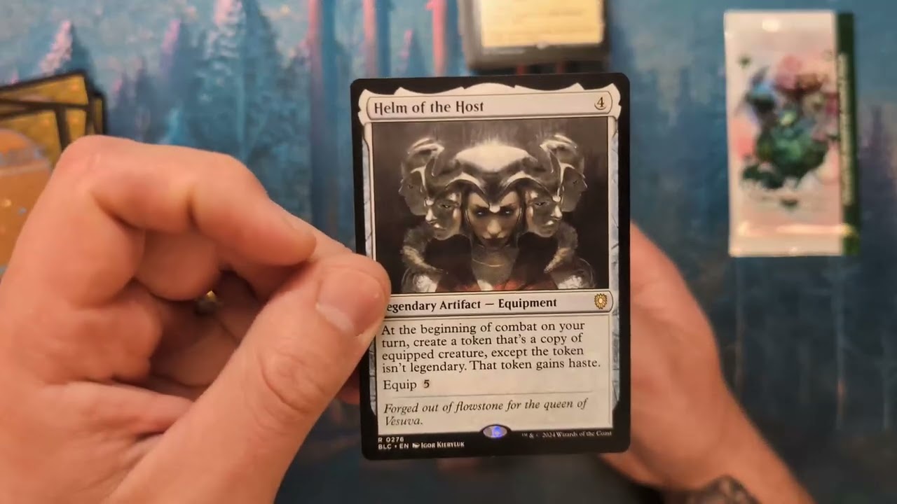 Opening a MTG Family Matters Bloomburrow Commander Deck