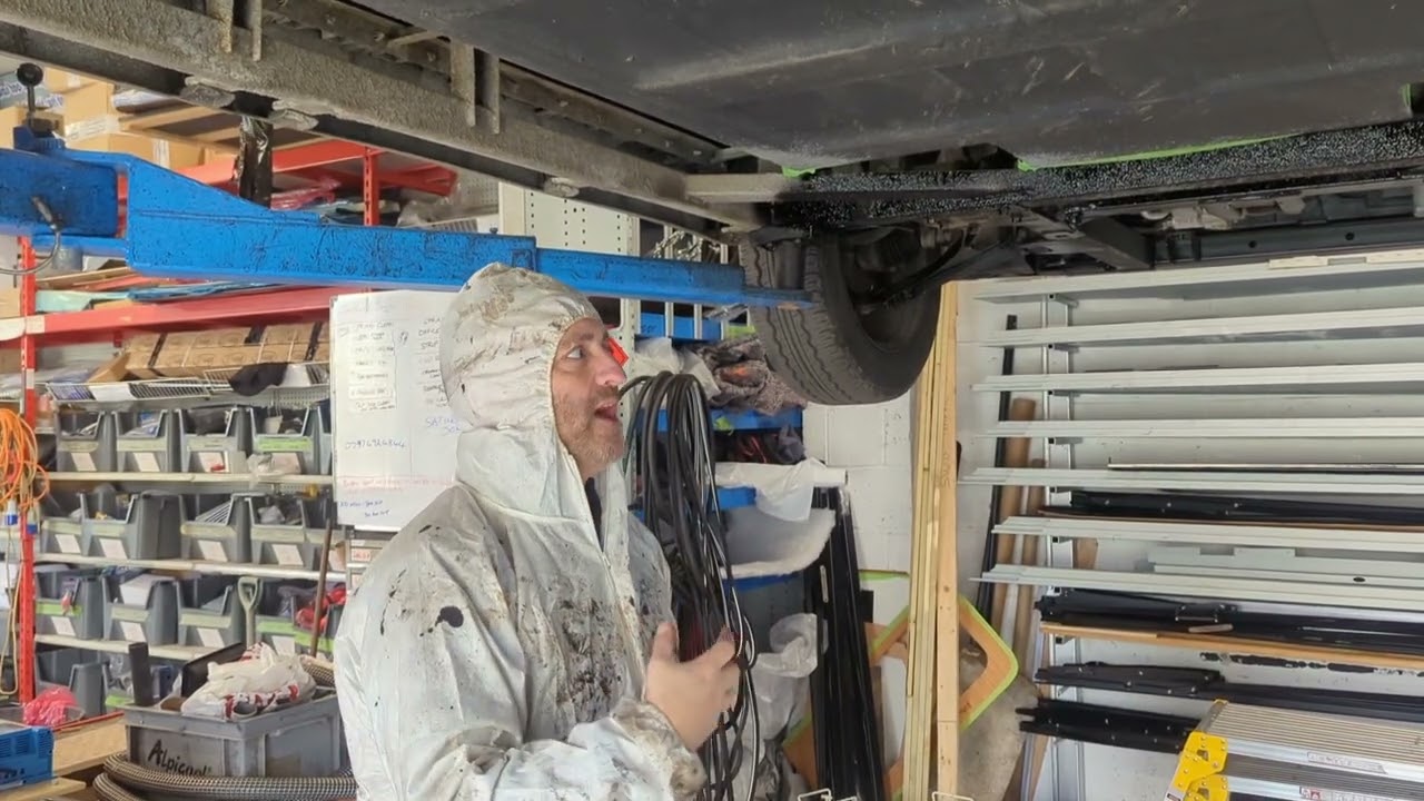 Maxus eDeliver 3 Campervan Transformation – Ultimate Underseal & Rust Protection at CCCAMPERS