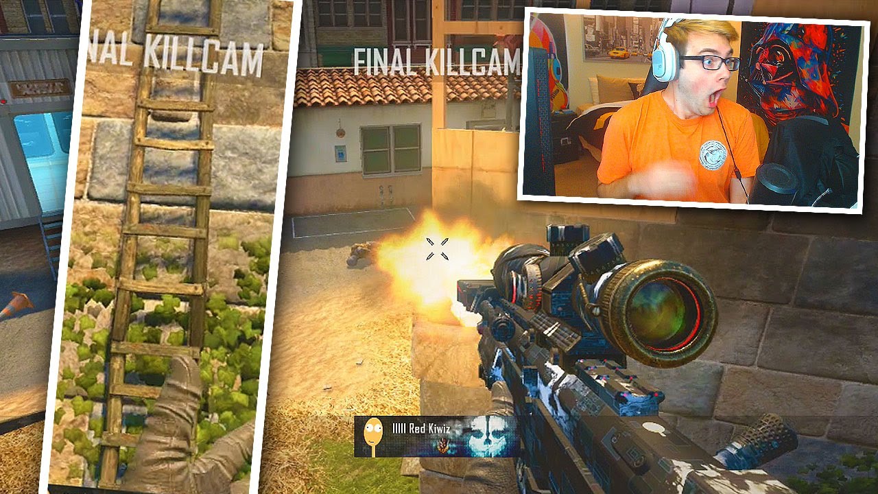 FIRST EVER REVERSE LADDERSTALL TRICKSHOT! (WTF LOL) - BO2 Trickshotting