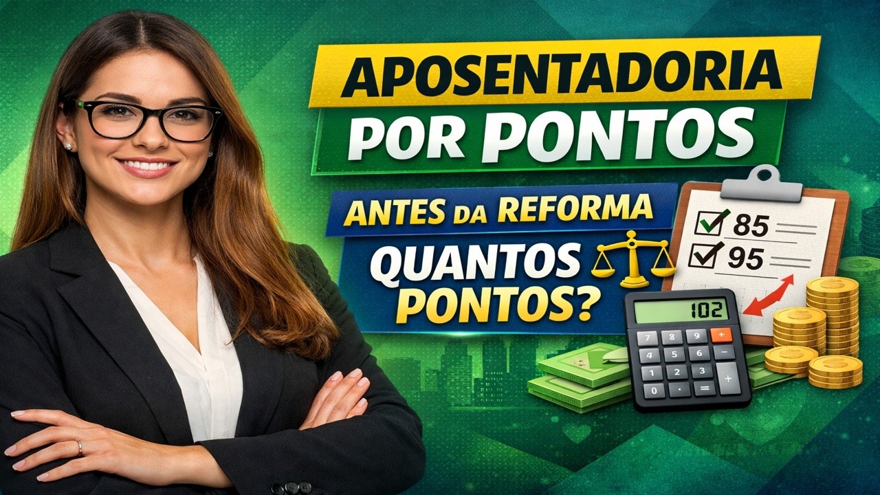 🚨QUEM CONTRIBUIU ANTES DA REFORMA APOSENTA COM QUANTOS PONTOS?
