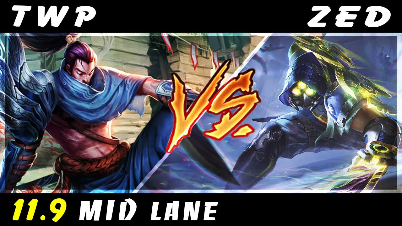 TheWanderingPro - Yasuo vs Zed MID Patch 11.9 - Yasuo Gameplay
