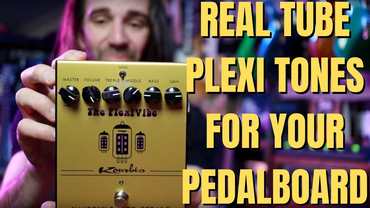 Real TUBE Preamp Pedal | Kourbis PLEXIVIBE | Unboxing and Tones