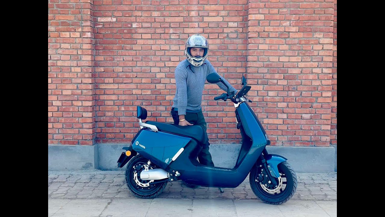 Yadea Electric scooter (G5) double load test ride @Experts_SATHI @yadeanepal7094 @LokeshOli #EV