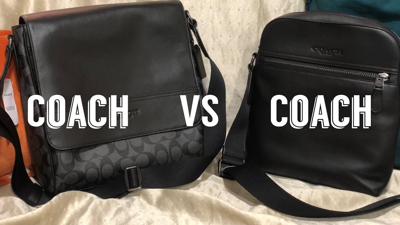 Comparative video: Coach vs Coach houston flight and map bag