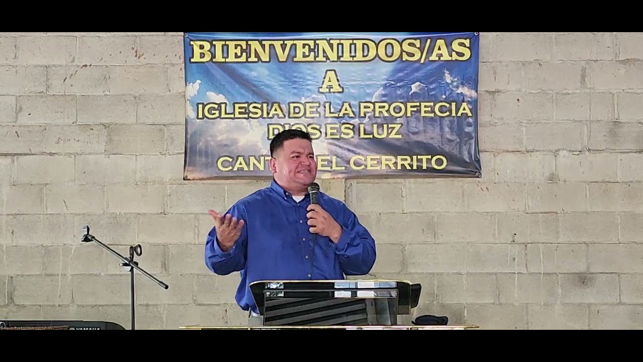 Predicando en iglesia cantón el cerrito.  Todos dicen soy cristiano, pero que dicen tus frutos.