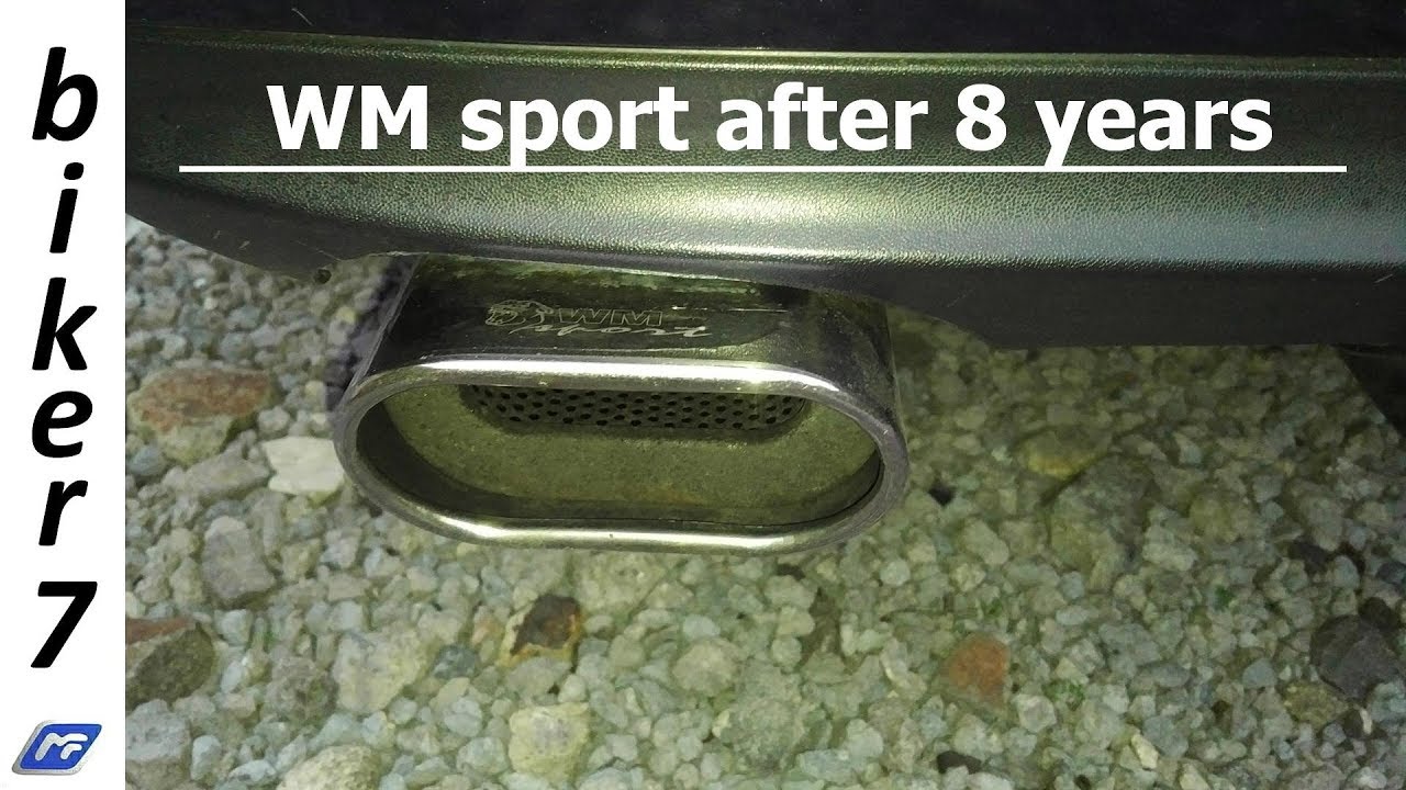 Exhaust WM sport after 8 years of operation! / V&yacute;fuk WM sport po 8 letech provozu !