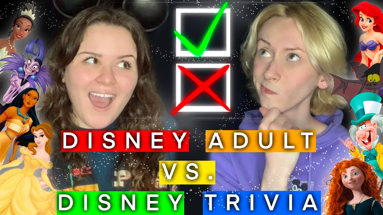 DISNEY ADULT vs. DISNEY TRIVIA 🏰👑 with Nicky Marra and Makayla Lane!