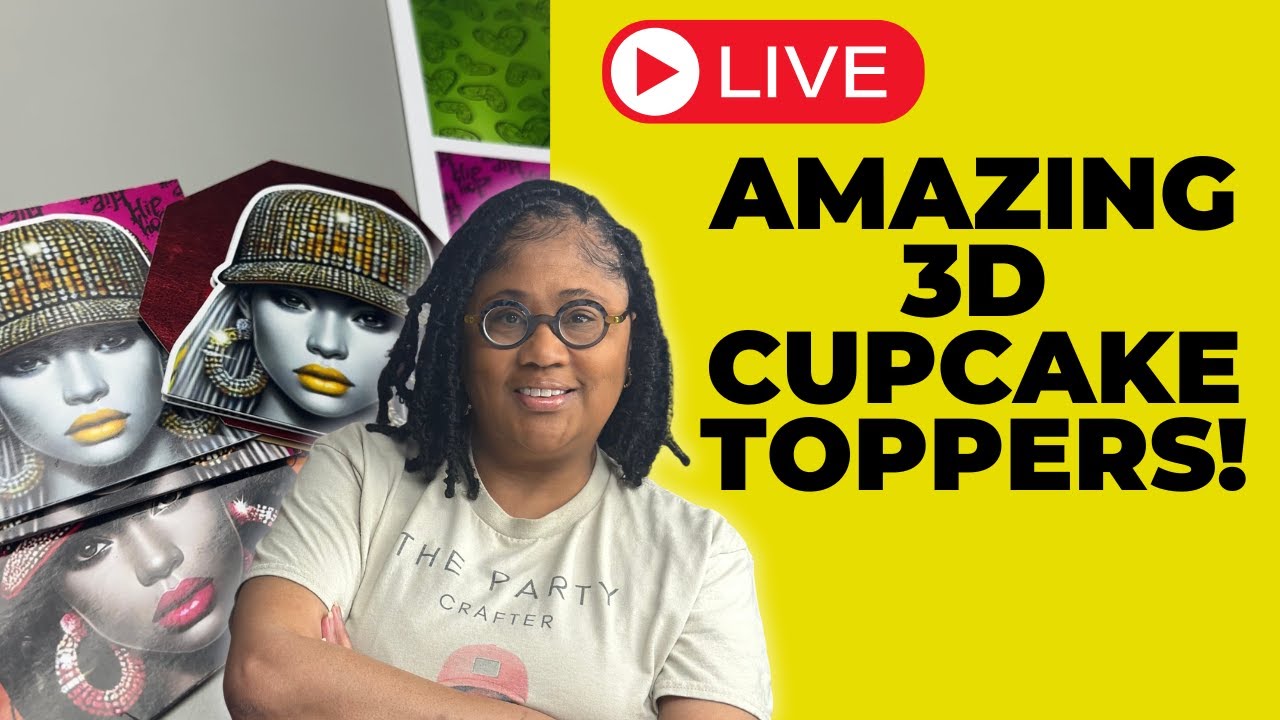 Make Your Own AMAZING 3D Cupcake Toppers!