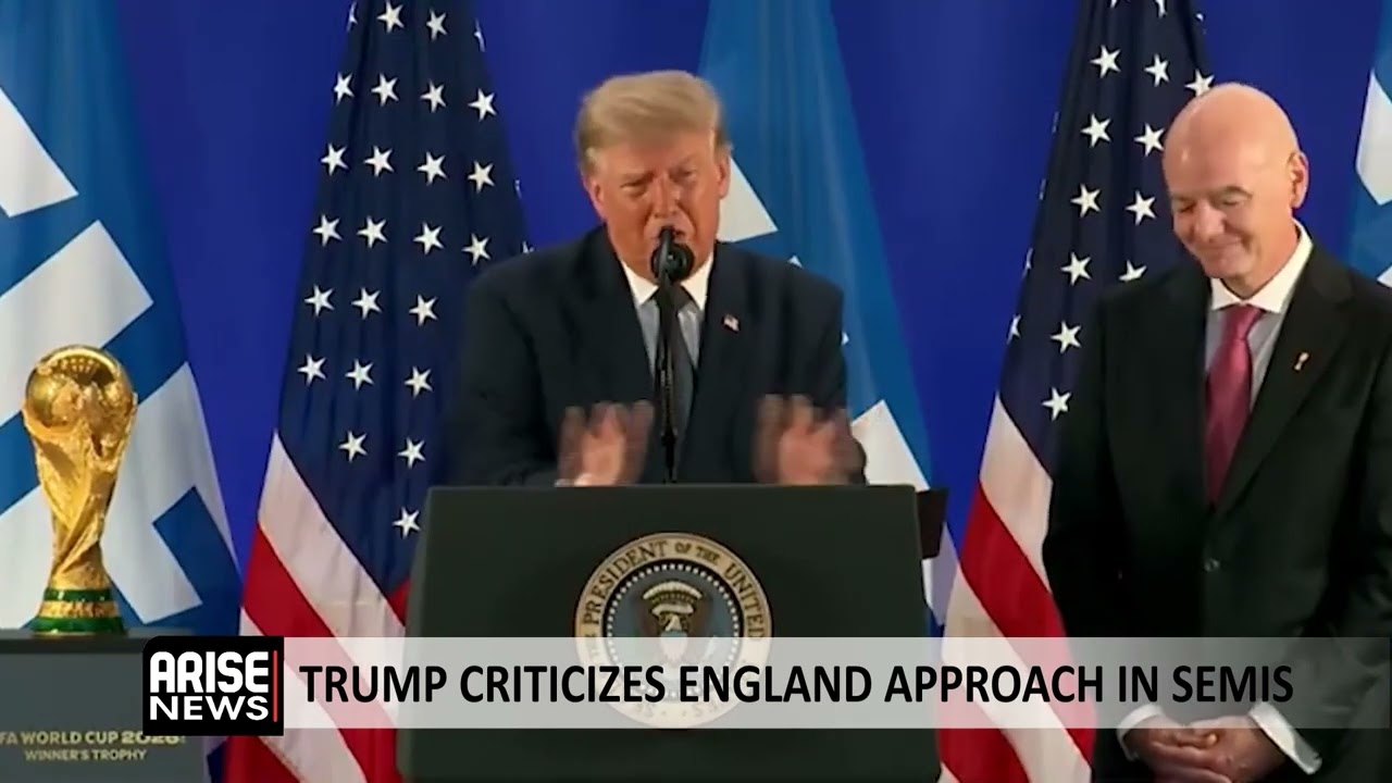 Трамп раскритиковал тактику сборной Англии в полуфинале